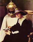 William McGregor Paxton The Samovar painting
